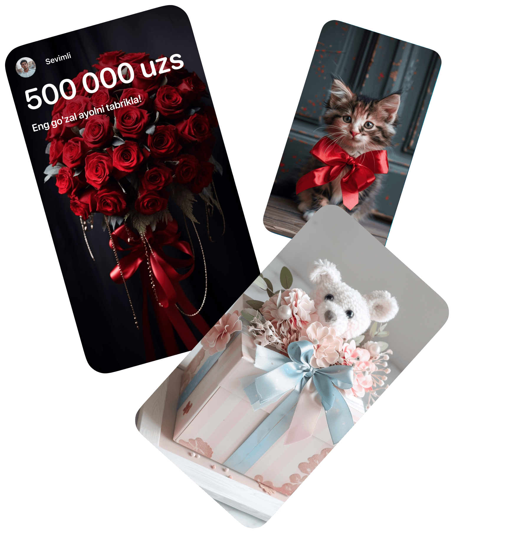 Pul o'tkazmalarga otkritka