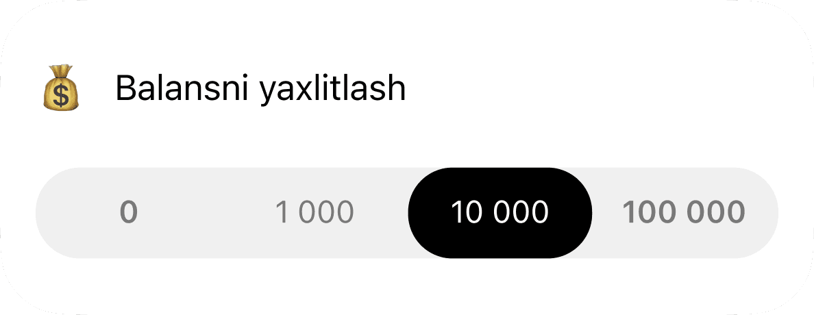 Karta balansini yaxlitlash